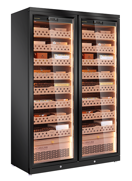 Raching CD1200 Double Door Cigar Humidor Cabinet