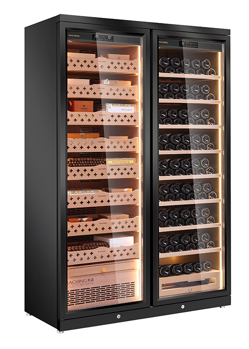 Raching CD1200 Double Door Cigar Humidor Cabinet