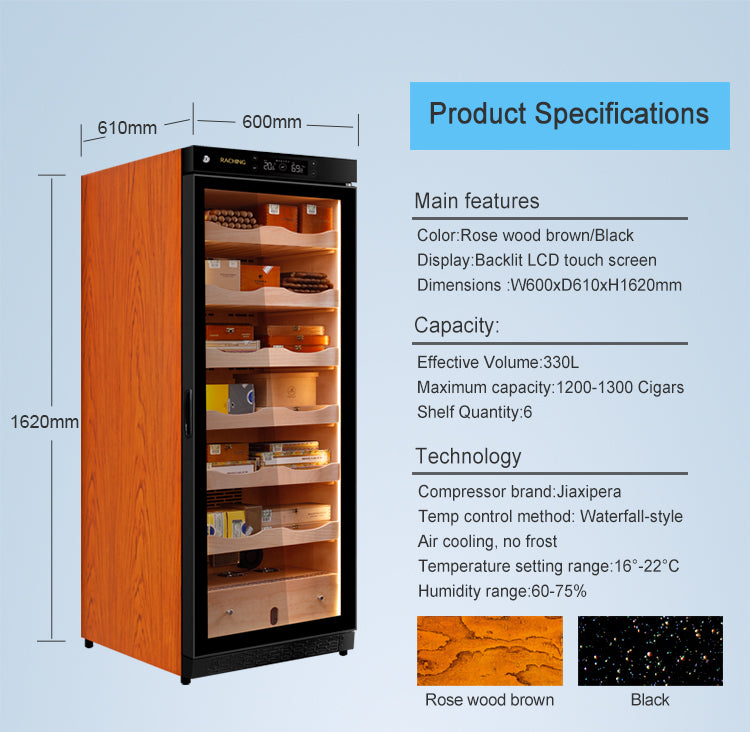 Raching C330A Cigar Humidor Cabinet