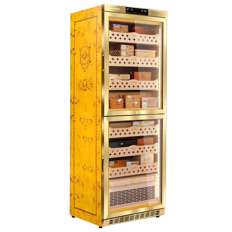 Raching MON3800B dual space cigar humidor cabinet