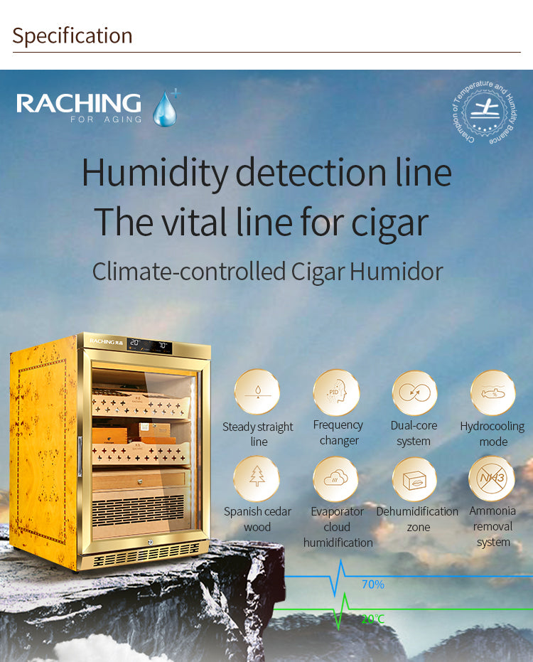 Raching MON800 Cigar Humidor Cabinet