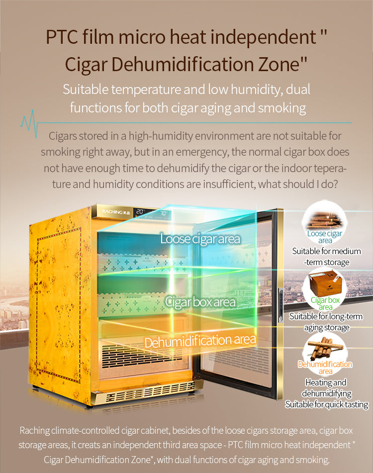 Raching MON800 Cigar Humidor Cabinet